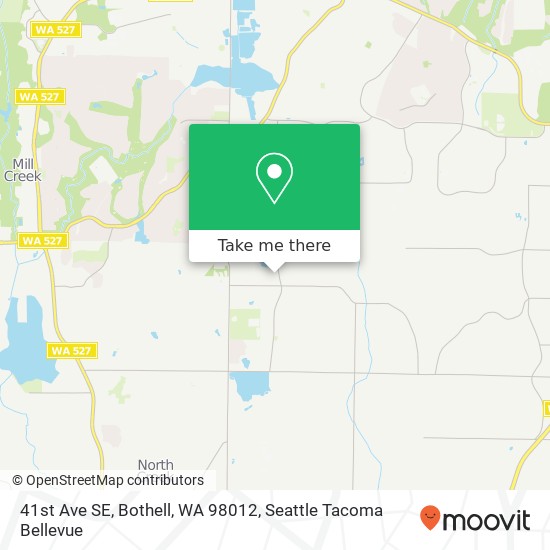 Mapa de 41st Ave SE, Bothell, WA 98012