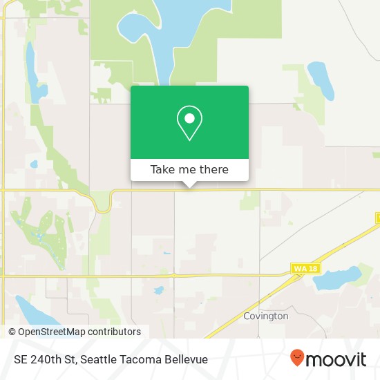 Mapa de SE 240th St, Kent, WA 98042