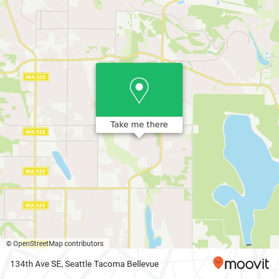 134th Ave SE, Renton, WA 98058 map