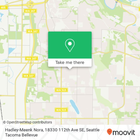 Mapa de Hadley-Meenk Nora, 18330 112th Ave SE