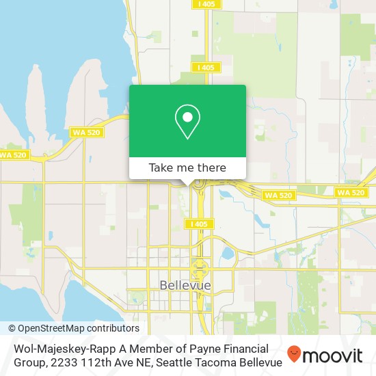 Wol-Majeskey-Rapp A Member of Payne Financial Group, 2233 112th Ave NE map