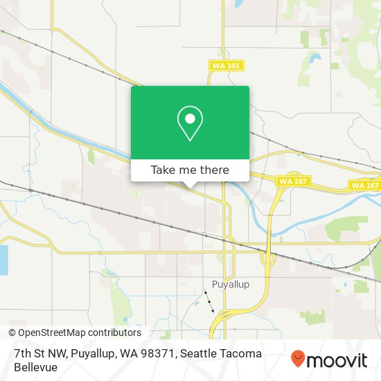 7th St NW, Puyallup, WA 98371 map