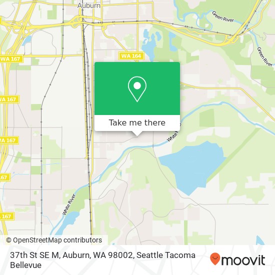 Mapa de 37th St SE M, Auburn, WA 98002