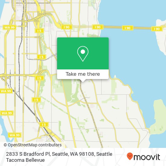 2833 S Bradford Pl, Seattle, WA 98108 map