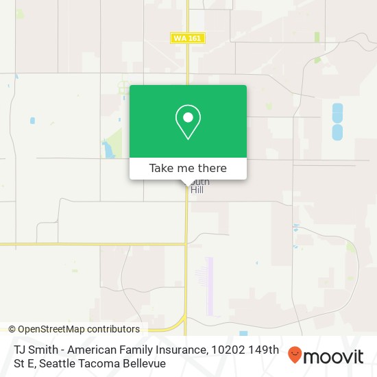 Mapa de TJ Smith - American Family Insurance, 10202 149th St E