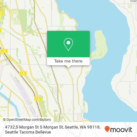 4732,S Morgan St S Morgan St, Seattle, WA 98118 map