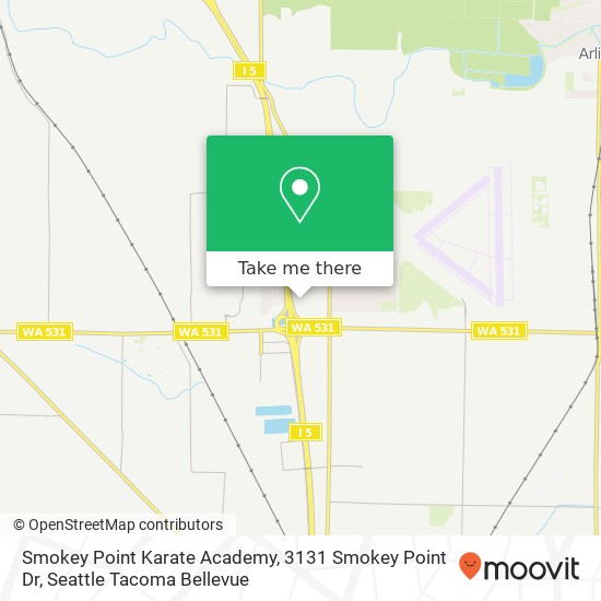 Smokey Point Karate Academy, 3131 Smokey Point Dr map