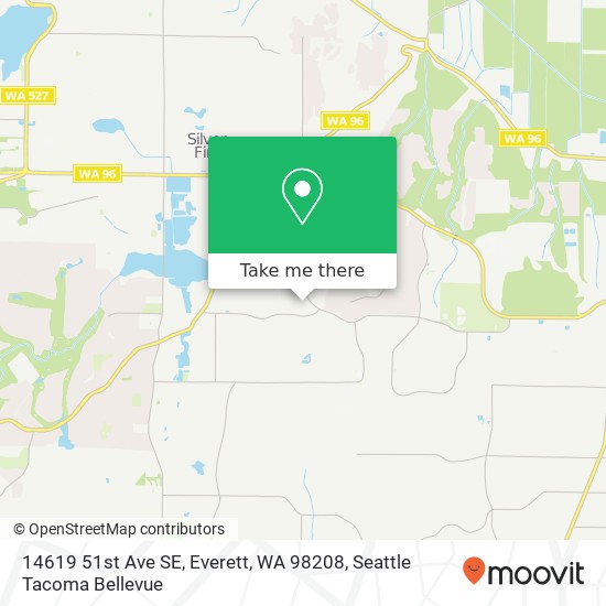 Mapa de 14619 51st Ave SE, Everett, WA 98208