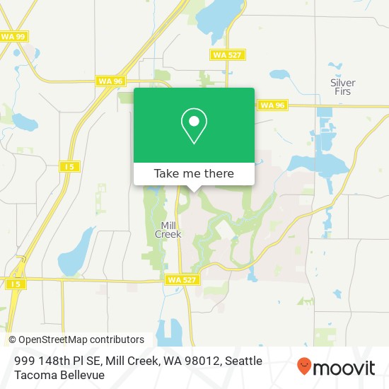 999 148th Pl SE, Mill Creek, WA 98012 map