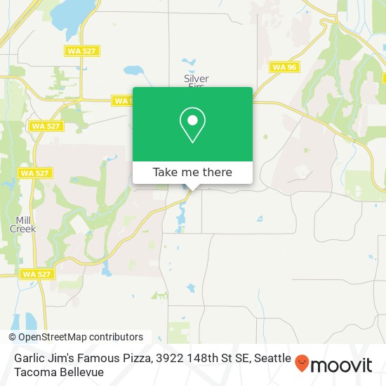 Garlic Jim's Famous Pizza, 3922 148th St SE map