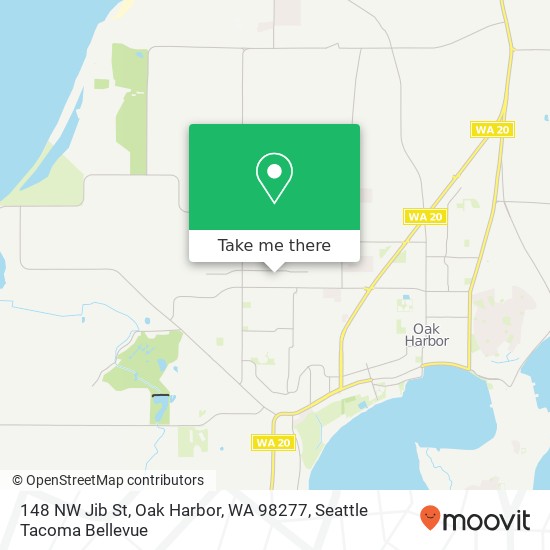 Mapa de 148 NW Jib St, Oak Harbor, WA 98277