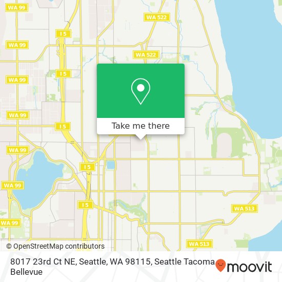 8017 23rd Ct NE, Seattle, WA 98115 map