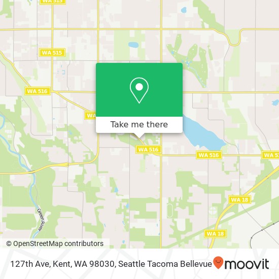 127th Ave, Kent, WA 98030 map