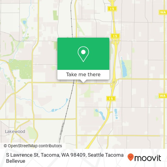 S Lawrence St, Tacoma, WA 98409 map