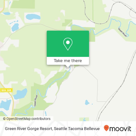 Green River Gorge Resort map
