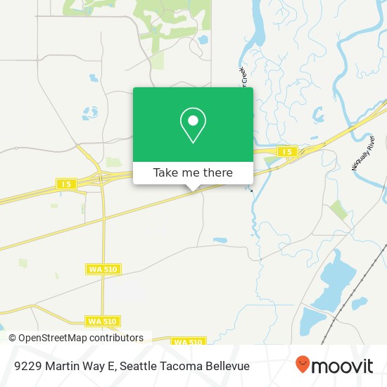 Mapa de 9229 Martin Way E, Olympia, WA 98516