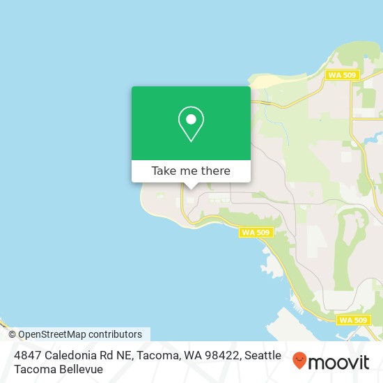 4847 Caledonia Rd NE, Tacoma, WA 98422 map