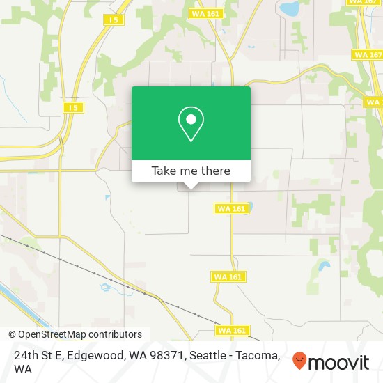 Mapa de 24th St E, Edgewood, WA 98371