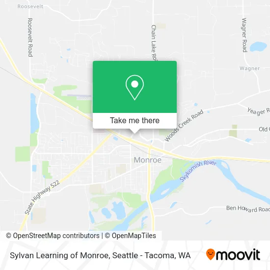 Mapa de Sylvan Learning of Monroe