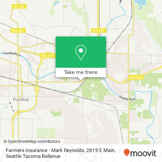 Mapa de Farmers Insurance - Mark Reynolds, 2819 E Main