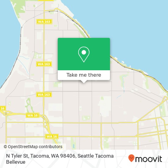 N Tyler St, Tacoma, WA 98406 map