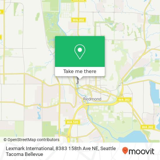 Lexmark International, 8383 158th Ave NE map