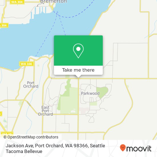 Jackson Ave, Port Orchard, WA 98366 map