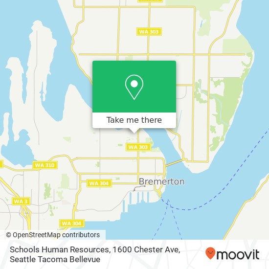 Mapa de Schools Human Resources, 1600 Chester Ave