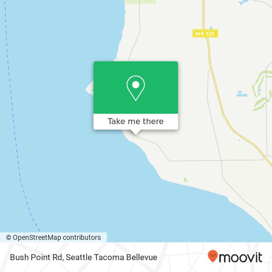 Mapa de Bush Point Rd, Freeland, WA 98249