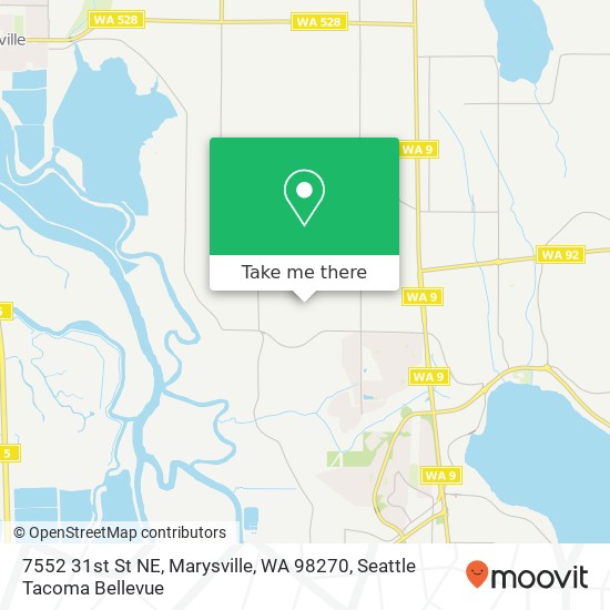 7552 31st St NE, Marysville, WA 98270 map