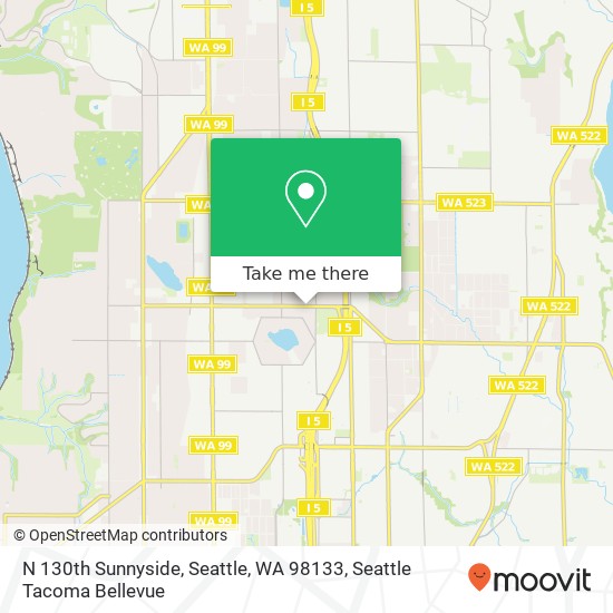 N 130th Sunnyside, Seattle, WA 98133 map