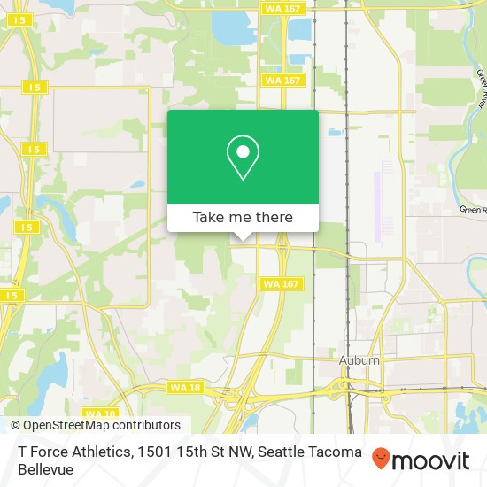 T Force Athletics, 1501 15th St NW map