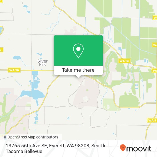 Mapa de 13765 56th Ave SE, Everett, WA 98208