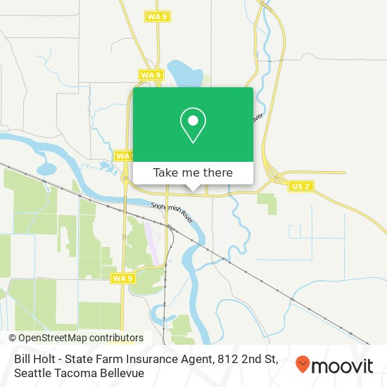 Mapa de Bill Holt - State Farm Insurance Agent, 812 2nd St