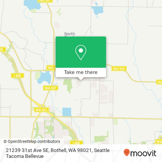 Mapa de 21239 31st Ave SE, Bothell, WA 98021