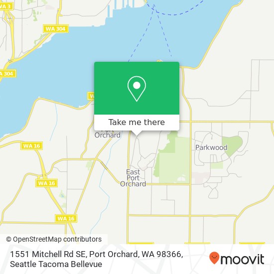 1551 Mitchell Rd SE, Port Orchard, WA 98366 map