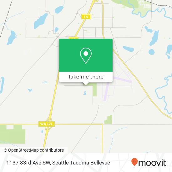 Mapa de 1137 83rd Ave SW, Olympia, WA 98512