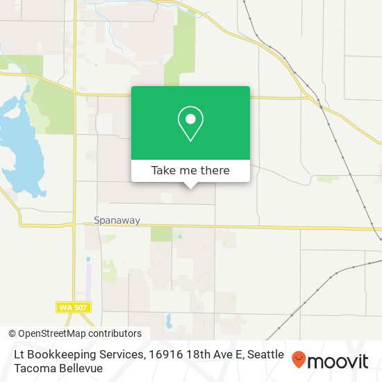 Mapa de Lt Bookkeeping Services, 16916 18th Ave E