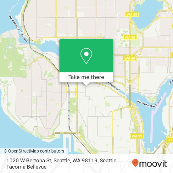 1020 W Bertona St, Seattle, WA 98119 map