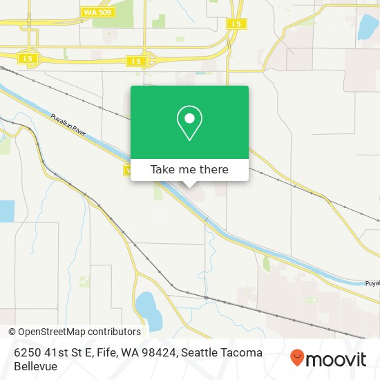 6250 41st St E, Fife, WA 98424 map