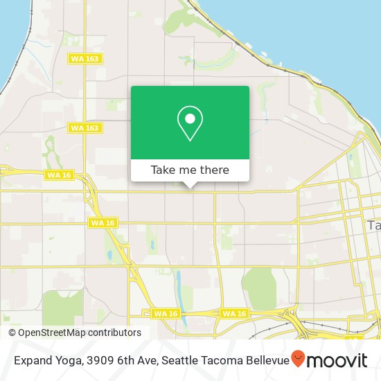Mapa de Expand Yoga, 3909 6th Ave
