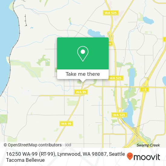 Mapa de 16250 WA-99 (RT-99), Lynnwood, WA 98087