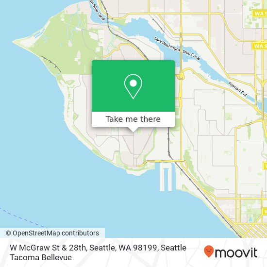 Mapa de W McGraw St & 28th, Seattle, WA 98199