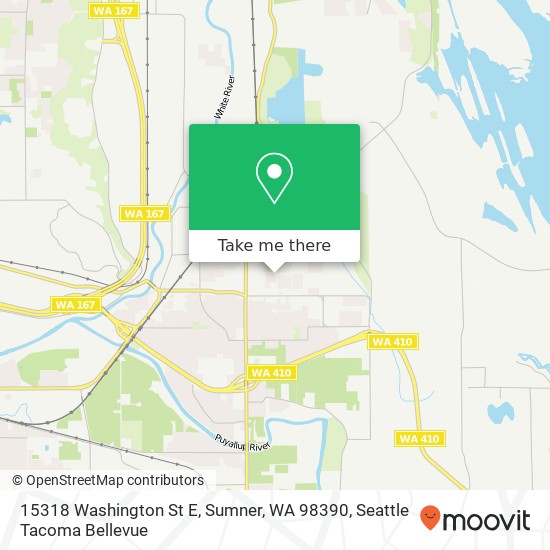 15318 Washington St E, Sumner, WA 98390 map