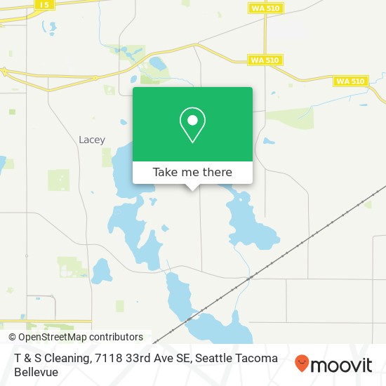 Mapa de T & S Cleaning, 7118 33rd Ave SE
