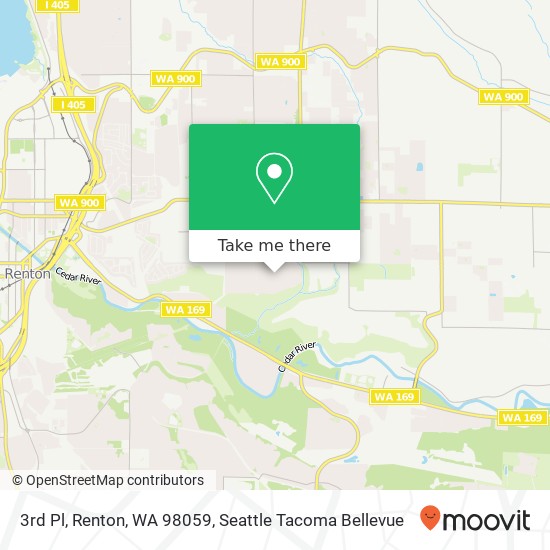 3rd Pl, Renton, WA 98059 map