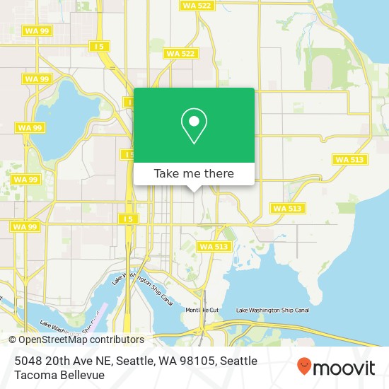 5048 20th Ave NE, Seattle, WA 98105 map