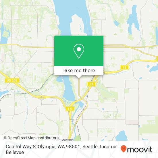Mapa de Capitol Way S, Olympia, WA 98501
