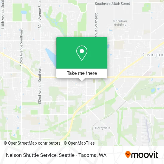 Nelson Shuttle Service map
