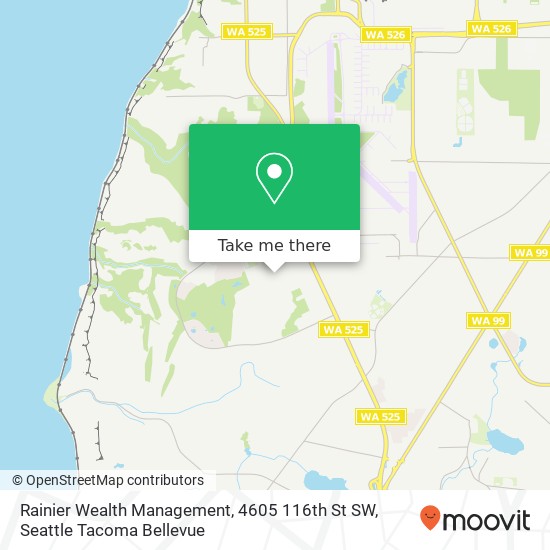 Rainier Wealth Management, 4605 116th St SW map